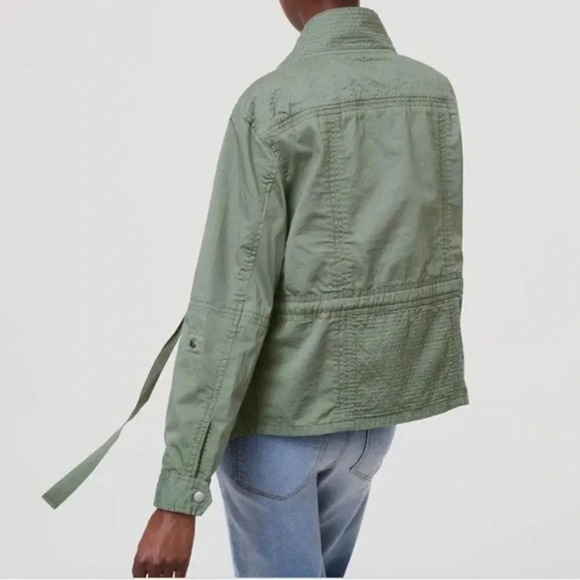 LOFT Green Cargo‎ Utility Cotton Sateen Jacket Casual Size Medium - Picture 8 of 8